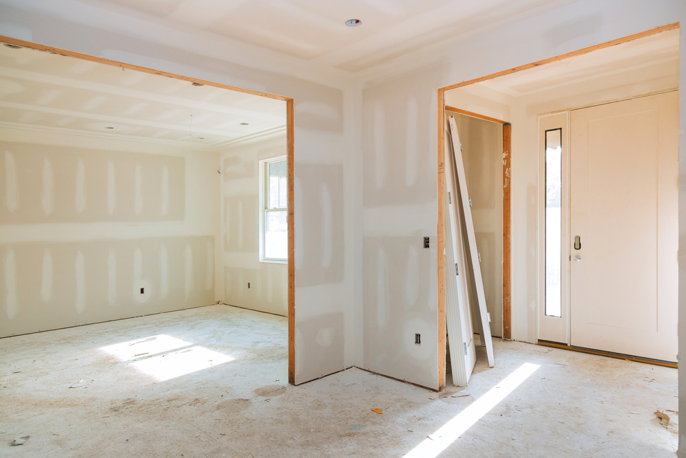 Drywall Finish Building Industry New Home Construction Interior